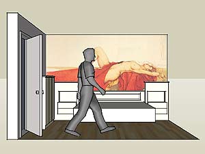 Schlafzimmer Perspektive