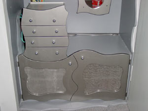 Garderobe unten