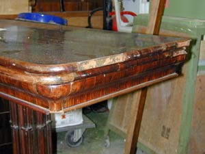 Detail Tische vorher
