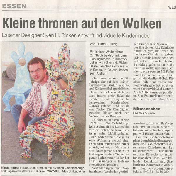 Artikel WAZ Essen